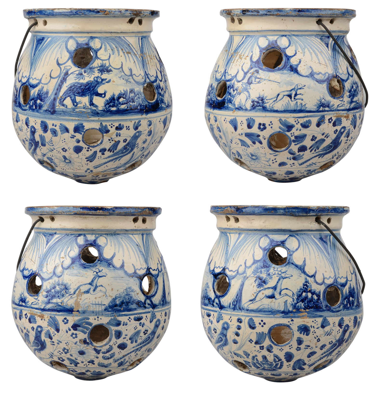 Bateau à Sauce à Oignon Bleu Thoune Avec Sous-plaque, Motif Safari Pottery Barn